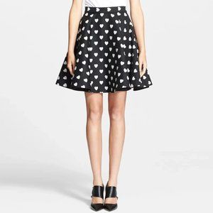 Alice & Olivia Hearts Print Skirt, size S/M??